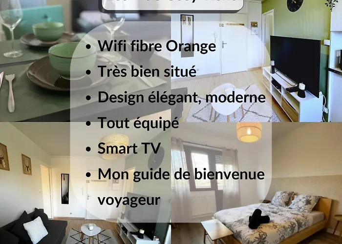 アパート Cosy Rent Wifi Terrasse ストラスブール