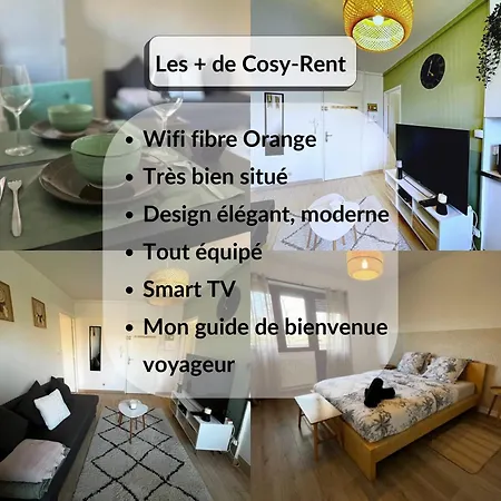 Apartment Cosy Rent Wifi Terrasse Straßburg